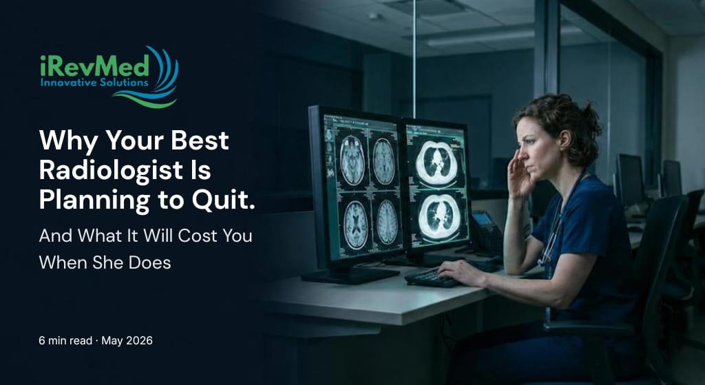 Why Your Best Radiologist Is Planning to Quit — And What It Will Cost You When She Does